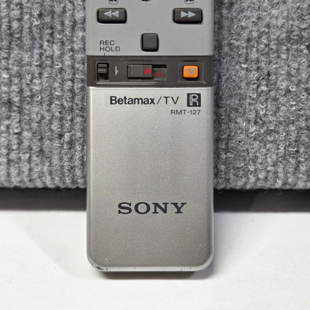 Sony RMT-127 Betamax TV VTR Remote Control Vintage Made in Japan
